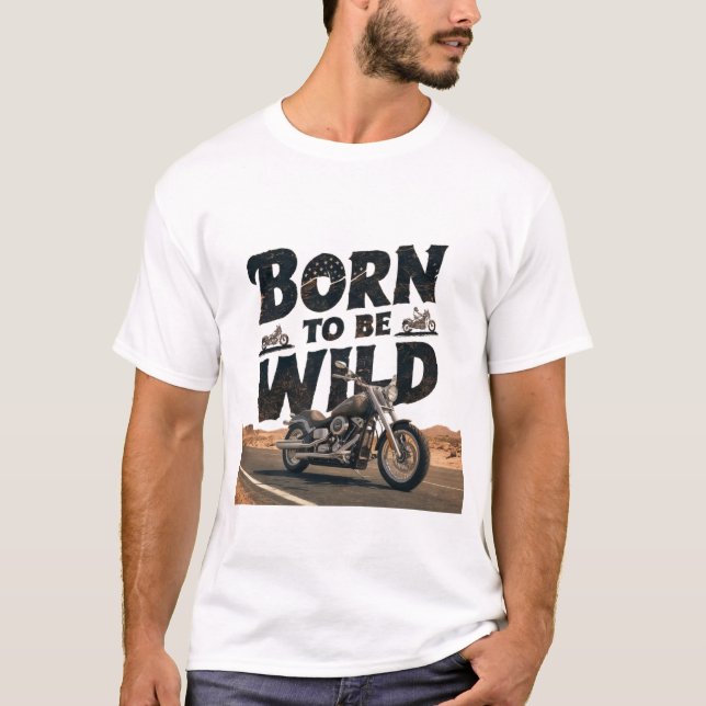 Camiseta Nascer de ser selvagem (Frente)
