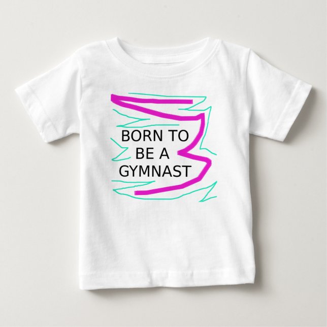 Camiseta Nascer de ser um ginasta (Frente)