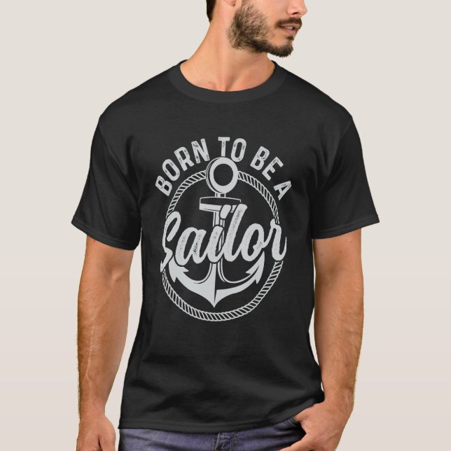 Camiseta Nascer De Ser Um Marinheiro (Frente)