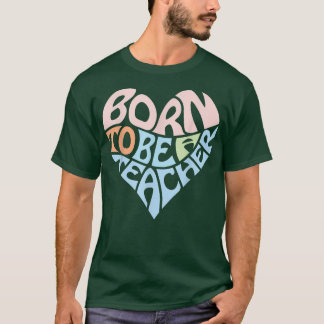 Camiseta Nascer de ser um professor aprecia o gráfico de co