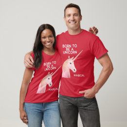 Camiseta Nascer de ser uma Estátua de Unicórnio e Unísex Má