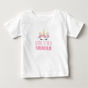 Camiseta Nascer de ser uma fantasia mágica do Unicórnio