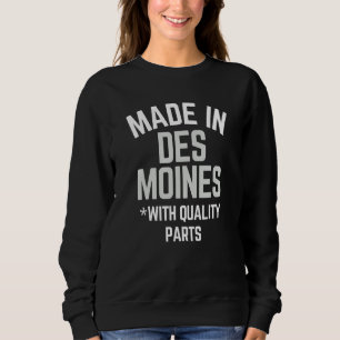 Camiseta Nascer De Slogan Do Des Moines Em Moines Des