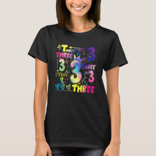 Camiseta Nascer De Três Anos Em 2019, 3 Anos