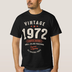 Camiseta Nascer de Vintage em 1972 - 50º aniversário do Clá