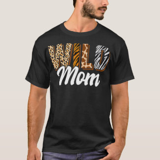 Camiseta Nascer de Zoo da Mãe Selvagem Dois Ser Selvagem de
