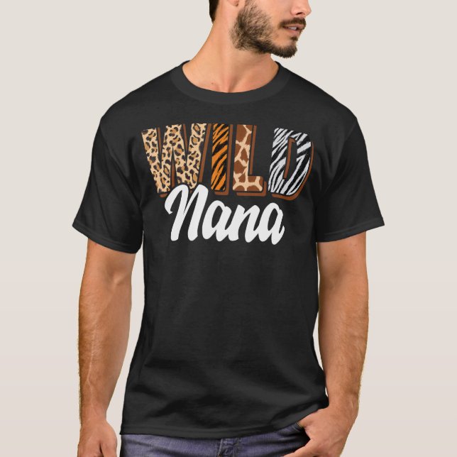 Camiseta Nascer de Zoo Wild Nana Dois ser Selvagem B dia Sa (Frente)