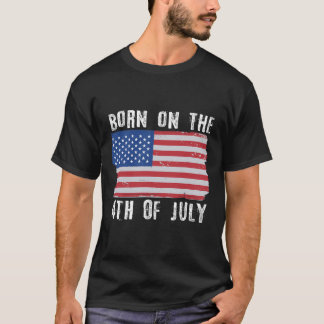 Camiseta Nascer Do Dia Da Independência De 4 De Julho
