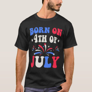 Camiseta Nascer Do Patriótico Aniversário De 4 De Julho