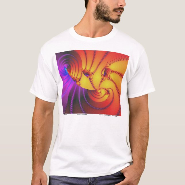 Camiseta Nascer do sol em Hyperspace (Frente)