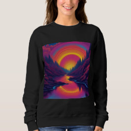 Camiseta Nascer do Sol Sobre o Lago