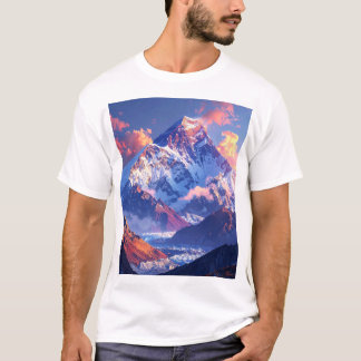 Camiseta Nascer do Sol Sobre o Pico Sagrado