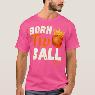Camiseta Nascer Dois Anos segundo aniversário De Bola De Ba