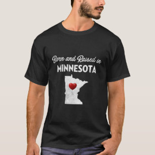 Camiseta Nascer E Criado Em Minnesota Shirt Mn