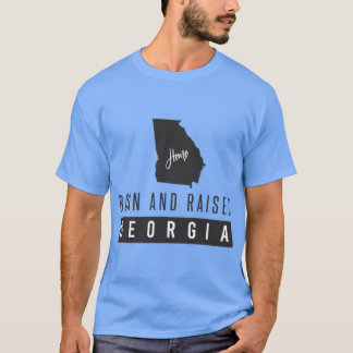 Camiseta Nascer E Levantamento Da Geórgia