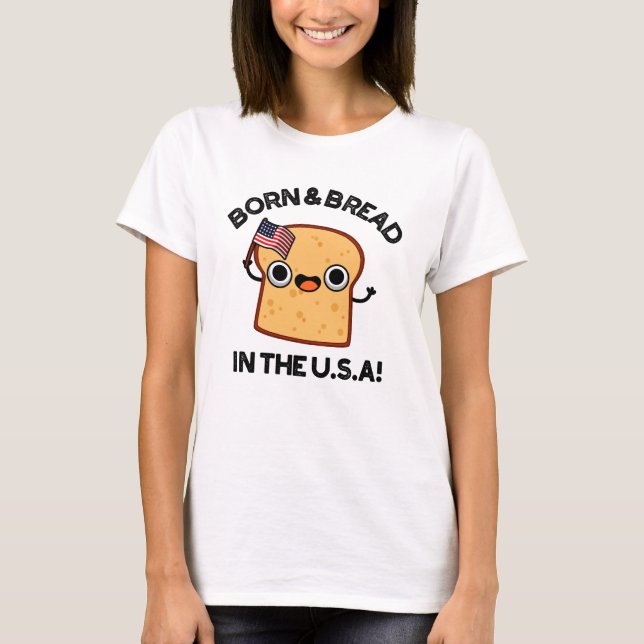 Camiseta Nascer E Pão Nos Estados Unidos (Frente)
