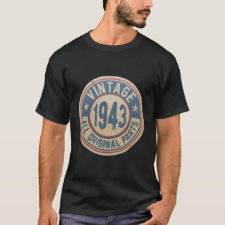 Camiseta Nascer Em 1943 Original P