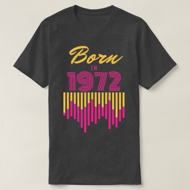 Camiseta Nascer em 19721 (Frente do Design)