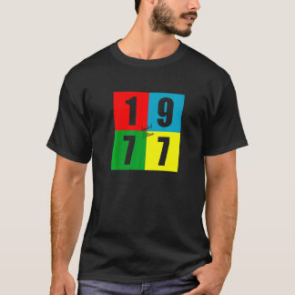 Camiseta Nascer Em 1977 Retro Vintage 45º Aniversário