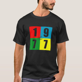 Camiseta Nascer Em 1977 Retro Vintage 45Th Edição Limitada 