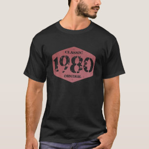 Camiseta Nascer em 1980 Edição limitada de 45 anos