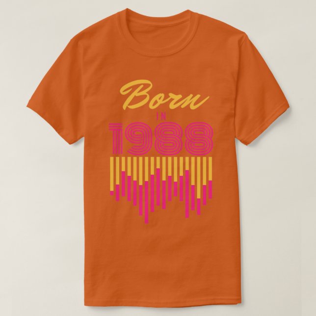 Camiseta Nascer em 1981 (Frente do Design)