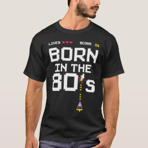 Camiseta Nascer em 1988 no anos 80 35º aniversário