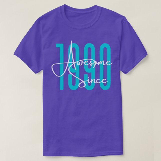 Camiseta Nascer em 1990 (Frente do Design)