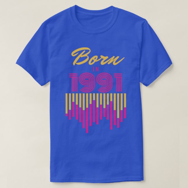 Camiseta Nascer em 1991 (Frente do Design)