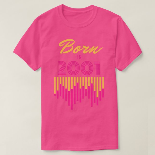 Camiseta Nascer em 2001 (Frente do Design)