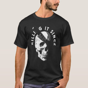 Camiseta Nascer Em 2006, Ano De Nascimento Do Crânio Gótico