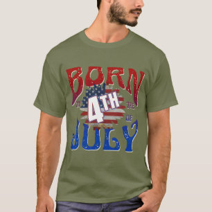CAMISETA NASCER EM 4 DE JULHO