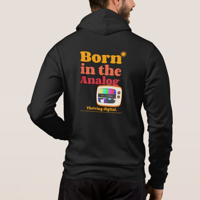 Camiseta Nascer em analógico (Verso)