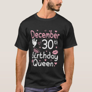 Camiseta Nascer Em Dezembro 30 Feliz Meu Aniversário Sua Ra