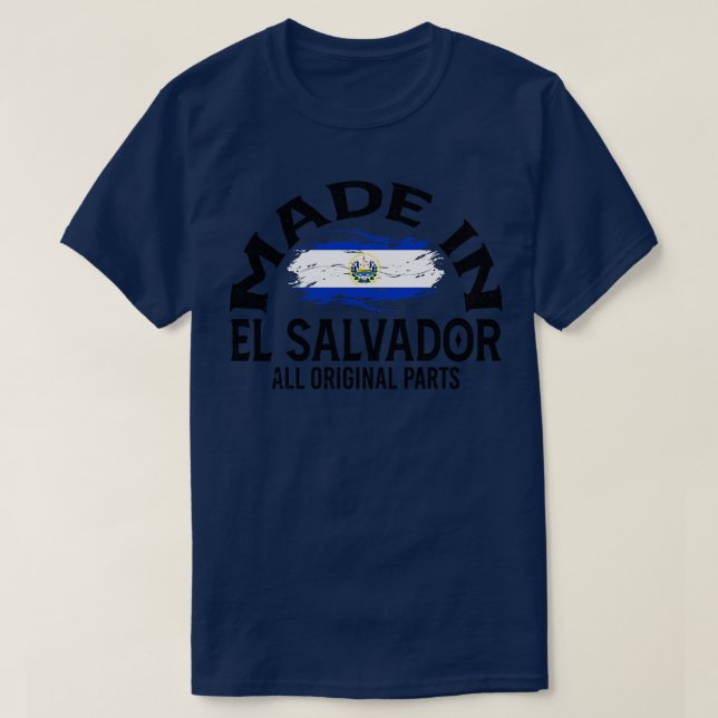 Camiseta Nascer em El Salvador (Frente do Design)