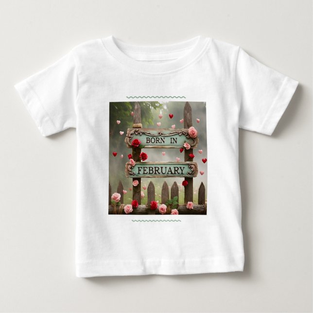 CAMISETA " NASCER EM FEVEREIRO " (Frente)