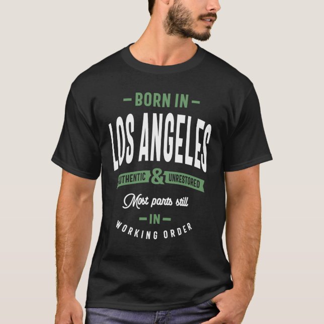 Camiseta Nascer Em Los Angeles (Frente)