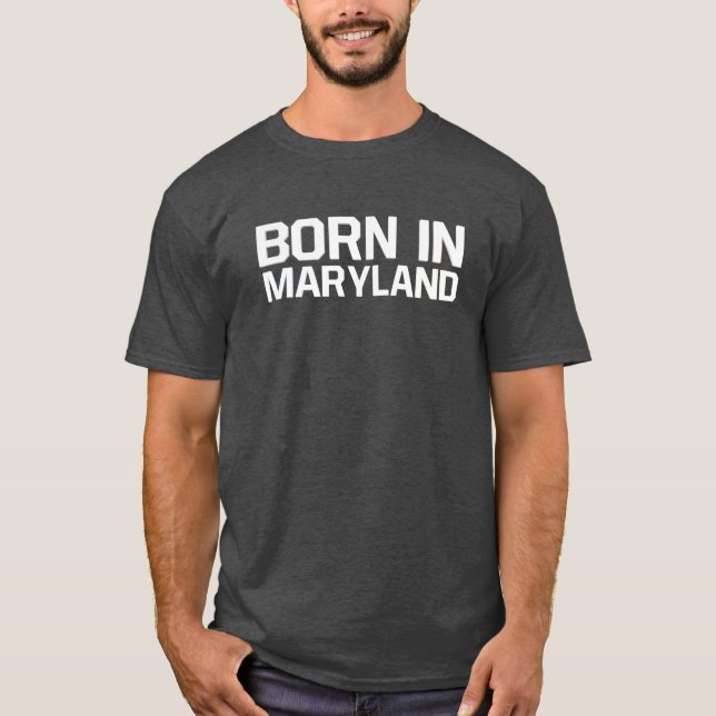 Camiseta Nascer em Maryland (Frente)