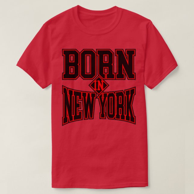 CAMISETA NASCER EM NOVA IORQUE (Frente do Design)