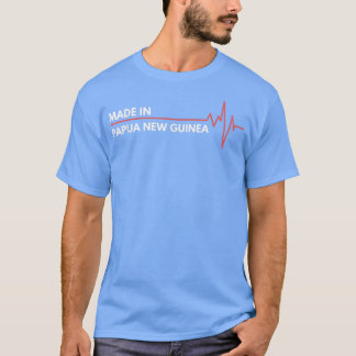 Camiseta Nascer Em Papua Nova Guiné Local De Nascimento