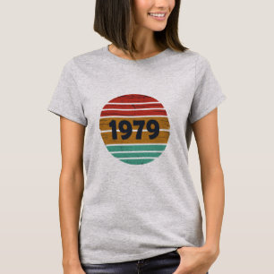 Camiseta Nascer em presente de aniversário de 1979