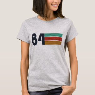 Camiseta nascer em presente de aniversário de 1984