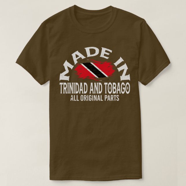 Camiseta Nascer em Trinidad e Tobago (Frente do Design)