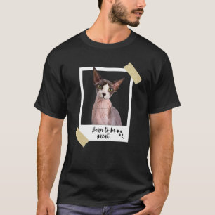 Camiseta Nascer Este Excelente De Gato Esfingx E De Gatinho