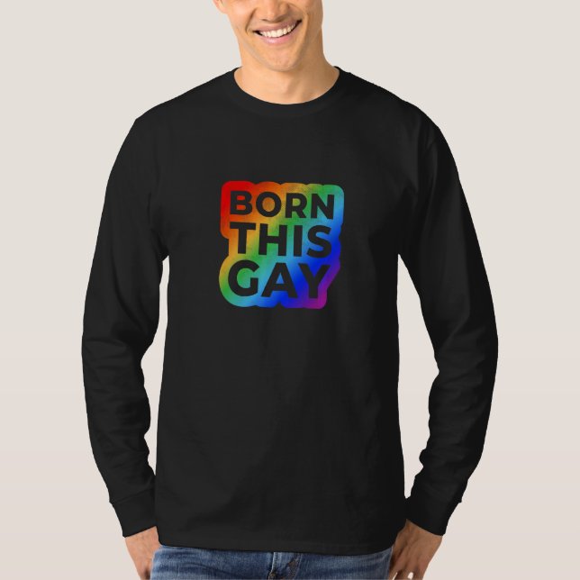 Camiseta Nascer Este Gay Halftone Edition (Frente)