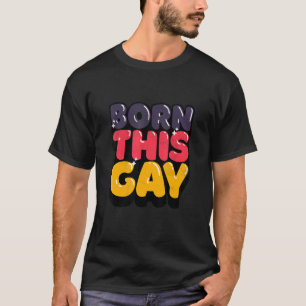 Camiseta Nascer Este Gay Halftone Edition