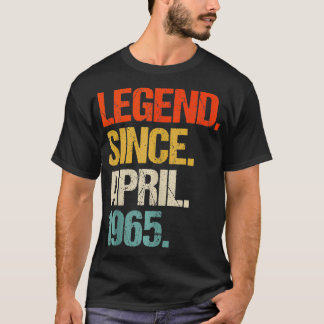 Camiseta Nascer feito em 1965 com 59 anos em 1965 59º anive