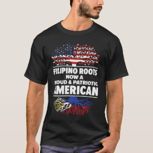 Camiseta Nascer Filipino Filipinas Cidadania americana
