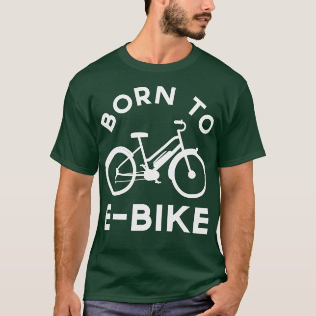 Camiseta Nascer Funny Electric Bike Design para EBike (Frente)