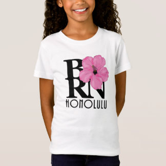Camiseta NASCER Honolulu Pink Hibiscus
